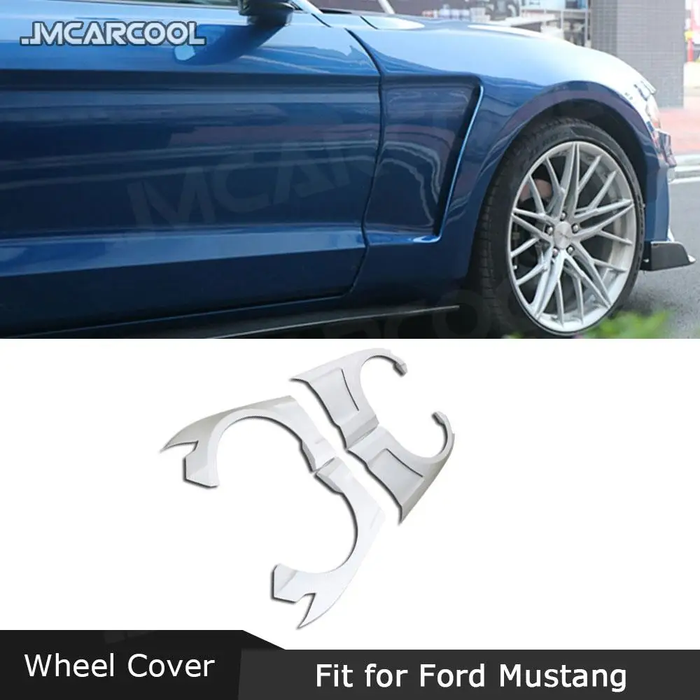 

Крыло переднего бампера из углеродного волокна/волокна, неокрашенный материал для Ford Mustang 2018-2020 гг.