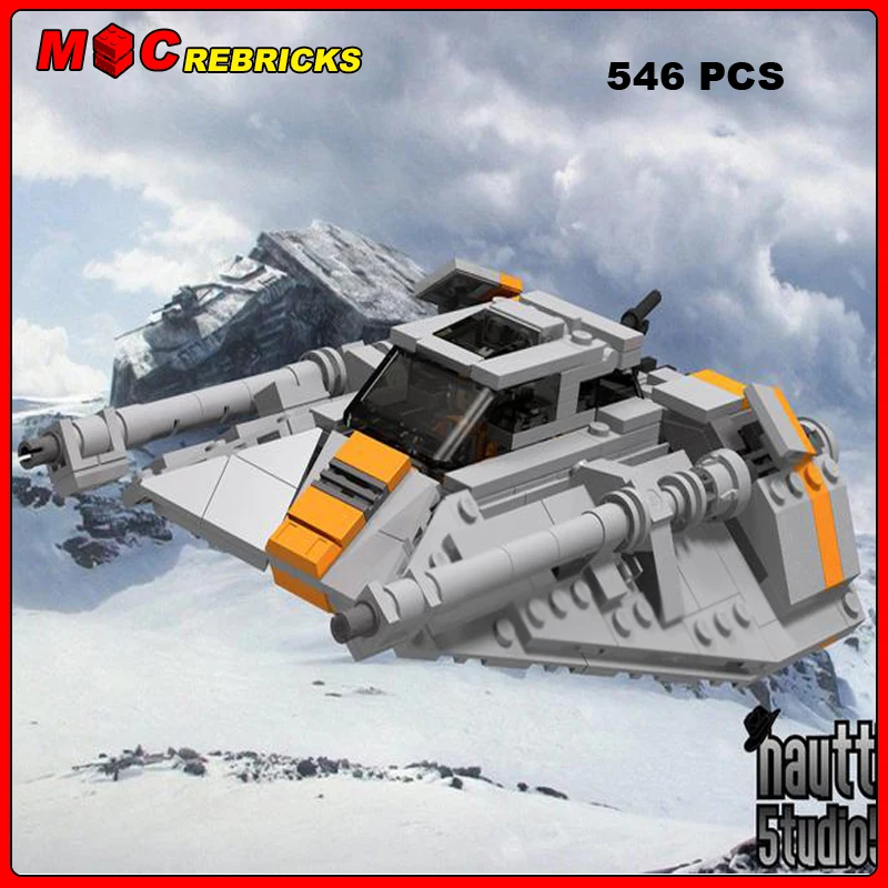 

MOC Space War Series Battle Rebel T-47 Airspeeder Model DIY Assembling Bricks Building Blocks Boys Puzzle Toys Kids Xmas Gifts