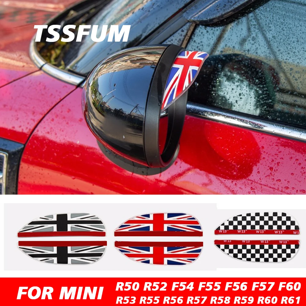

Водонепроницаемая накладка-козырек Union Jack на зеркало заднего вида для MINI Cooper S R50 R53 R55 R56 R57 R60 R61 F54 F55 F56 F57 F60