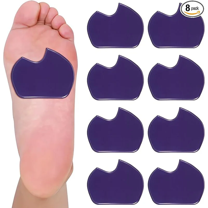 

2Pcs Foot Pads for Dancer Forefoot Cushion Pads Metatarsal Foot Pads Gel Pads for Ball of Foot for Relieve Stress Foot Care