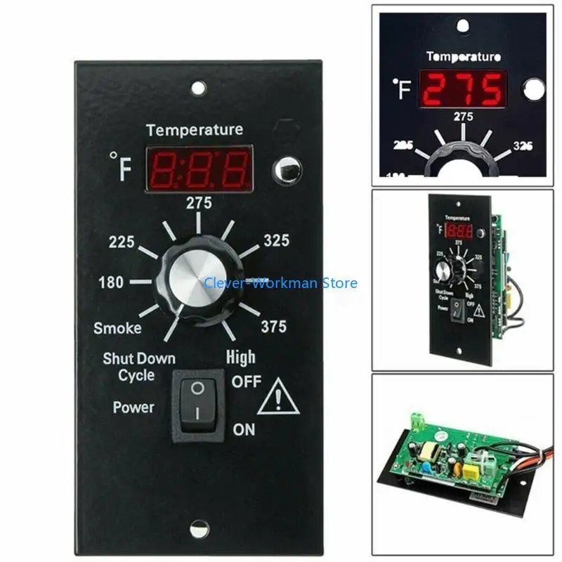

24TD Replacement Digital Controller Board Grill and Smoker Control Board/Thermostat for Pellet Pellet Grills