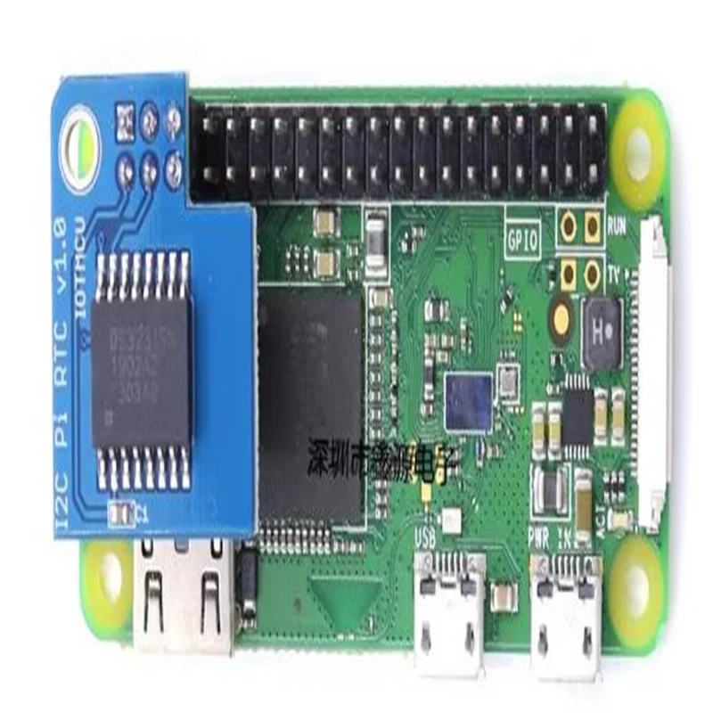 I2C DS3231 Pi RTC ราสเบอรี่พายนาฬิกาแบบเรียลไทม์โมดูลหน่วยความจำ rtcmemory