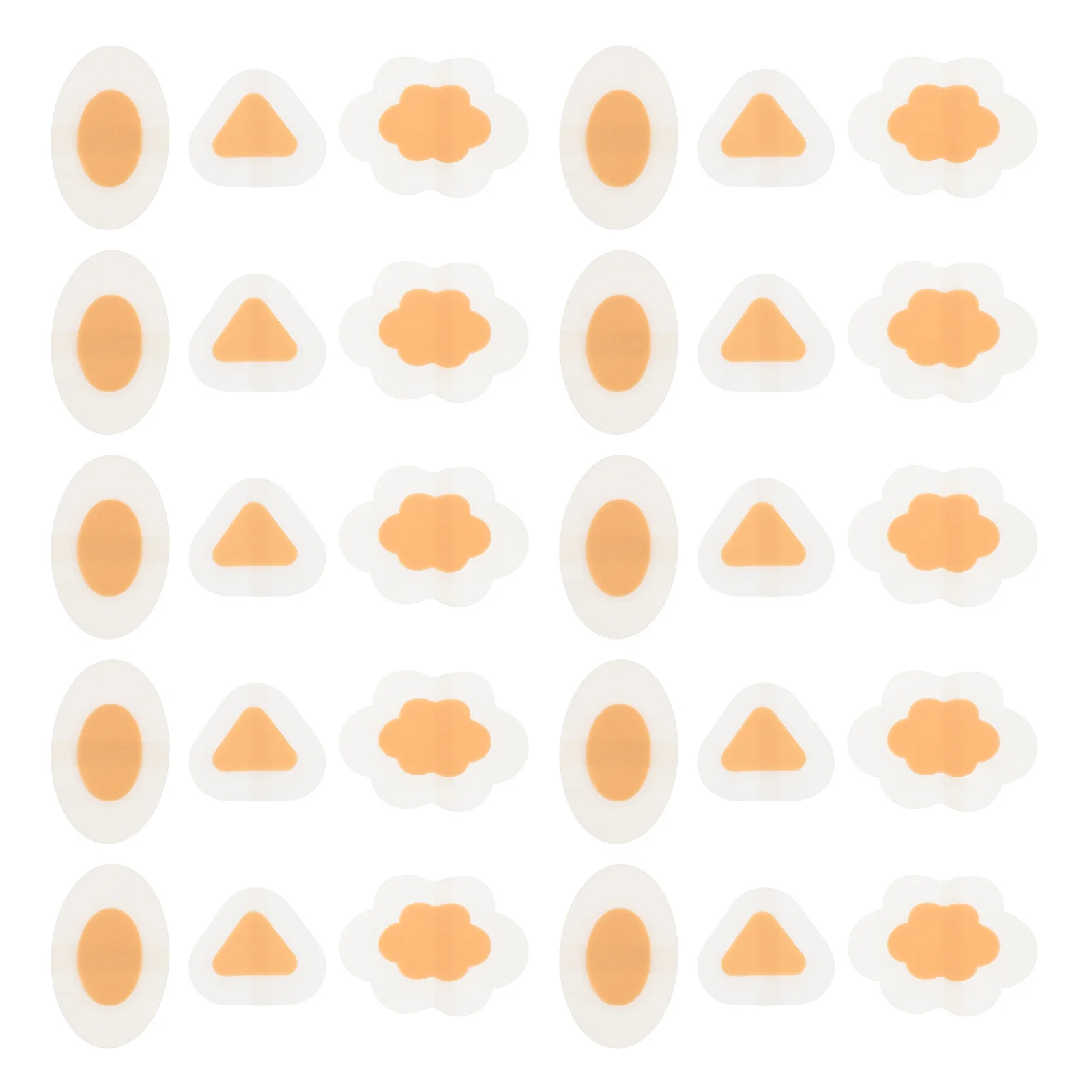 60 pezzi cuscinetti antiscivolo inserti per scarpe invisibili autoadesivi per le donne impugnature per tacco alto cuscino protezione per la cura del piede tacco trasparente