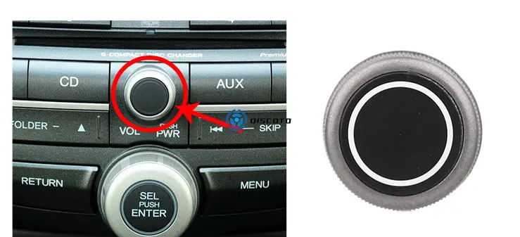 1 pc for 08-13 eight generations of Accord volume knob song poetry picture sound adjustment button CD knob key switch