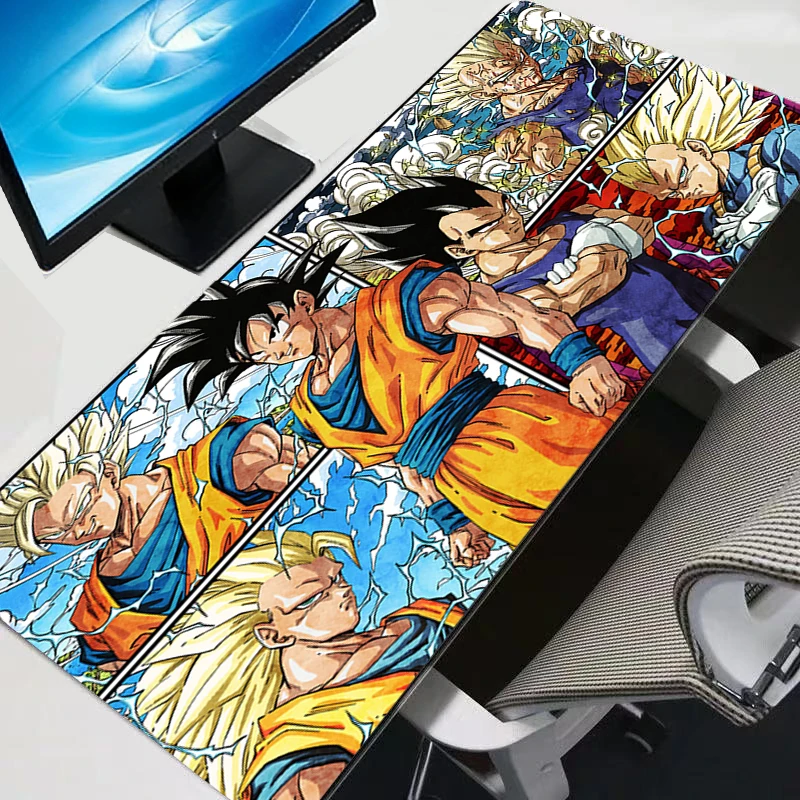 Mouse Pad Dragon Ball Durable Gamer PC Computer Large 900x400 XXL Desk Mat Keyboard Anime Gaming Accessories Mousepad Carpet
