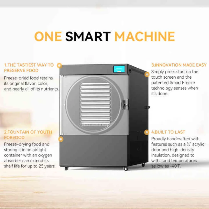 Commercial 20kg Vacuum Freeze Dryer Machine Food Lyophilizer Freeze Dryer