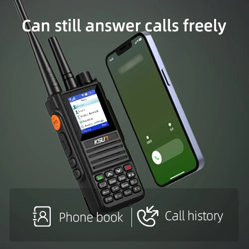 KSUN CT58plus 10 واط عالية الطاقة POC شبكة UHF التناظرية وضع مزدوج اتجاهين راديو جعل المكالمات اسلكية تخاطب الاتصال الداخلي العالمي