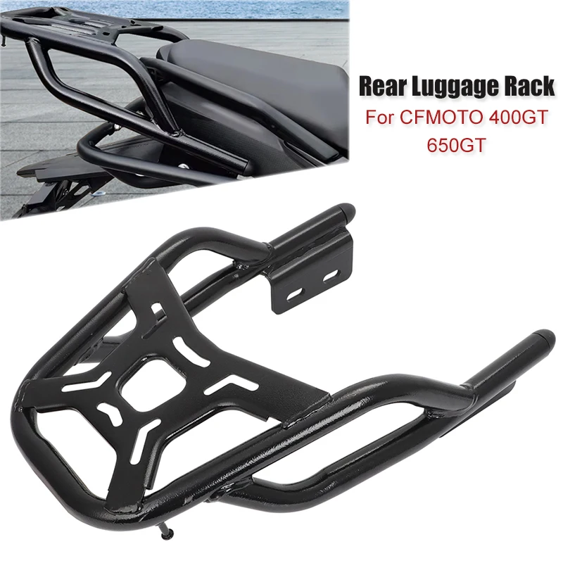 

For CFMOTO 400GT 650GT Motorcycle Rear Luggage Rack Rear Side Saddle Bag Box 400 650 GT Cargo Rack Support Shelf Holder Brackets