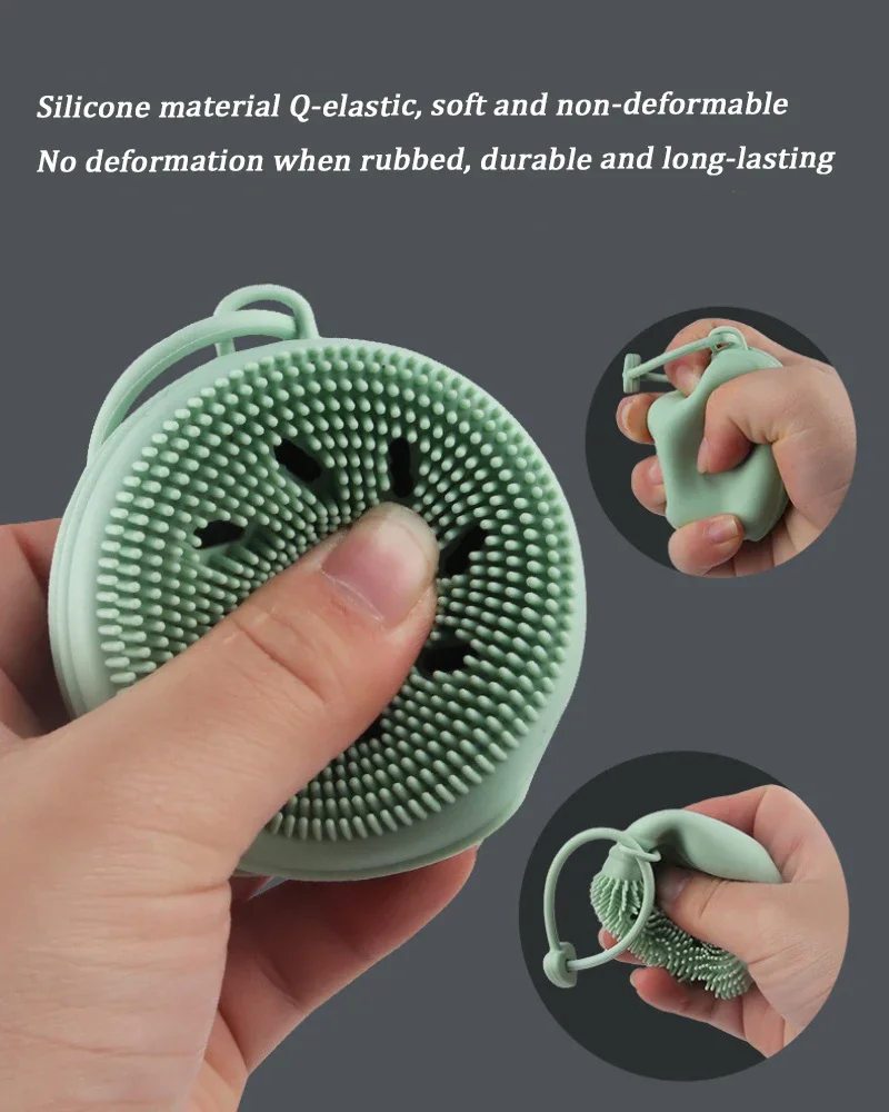 فرشاة تنظيف من السيليكون لتقشير الوجه، فرشاة تدليك للتنظيف العميق، منظف لإزالة الرؤوس السوداء، منظف مصغر للعناية بالبشرة #4