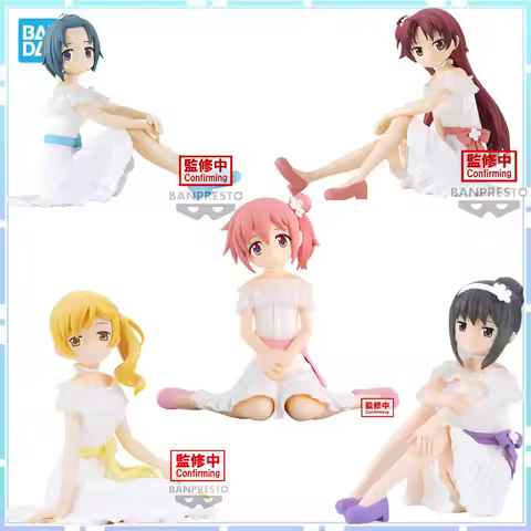 Bandai Original Banpresto Anime Puella Magi Madoka Magica Kaname Madoka Akemi Homura Miki Sayaka Tomoe Mami Sakura Kyōko Toys