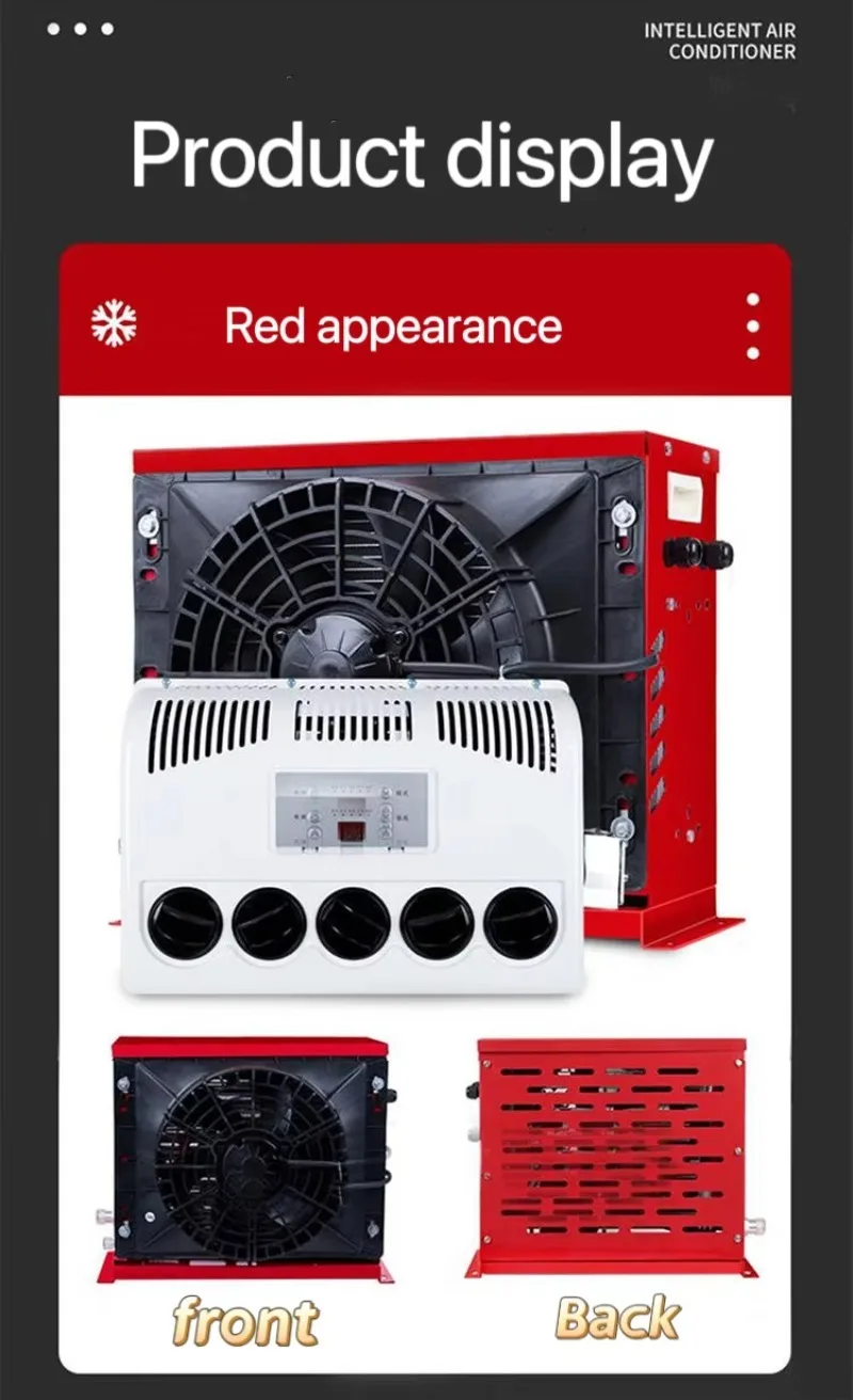 Air Conditioning Systems Truck Rv Air Conditioner 12V 24V Tractor Cab Air Conditioner