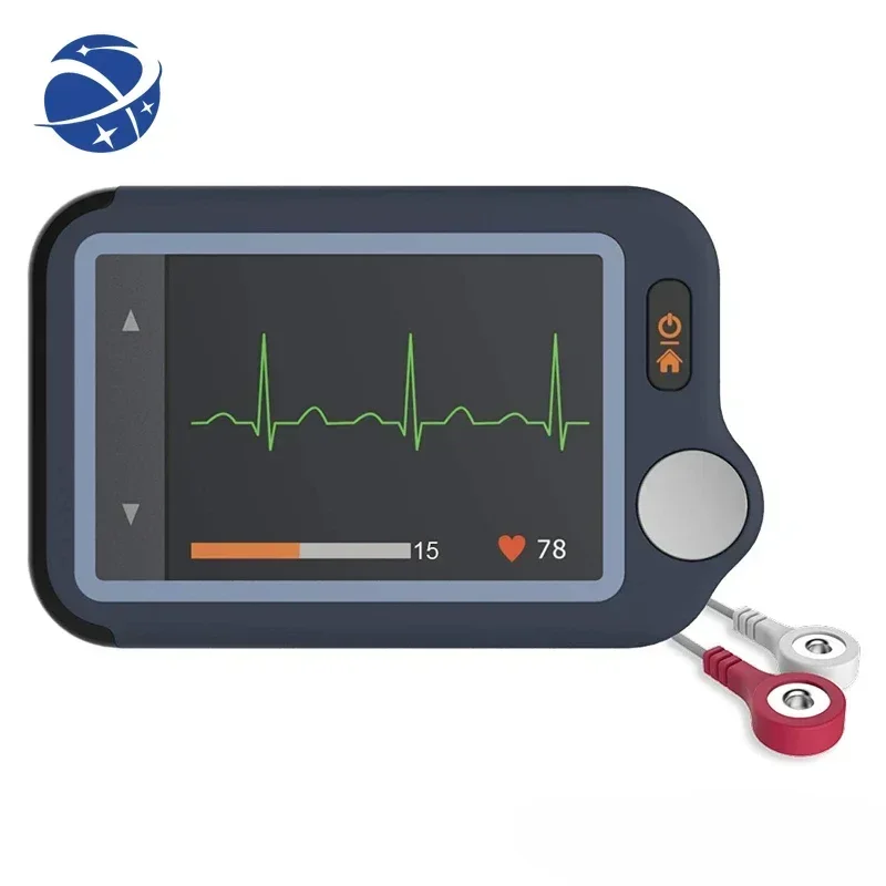 YYHCWellue Pulsebit EX 2.4' Touch Screen Personal ECG/EKG for Arrhythmia Detection with AI-ECG Analysis via Free App