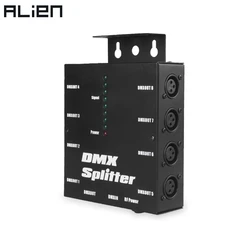 ALIEN 8 Vie Canali Isolato 3Pin DMX 512 Splitter Ottici Istribution Amplificatore per DJ Della Discoteca di Cerimonia Nuziale DMX Effetto di Fase di Illuminazione