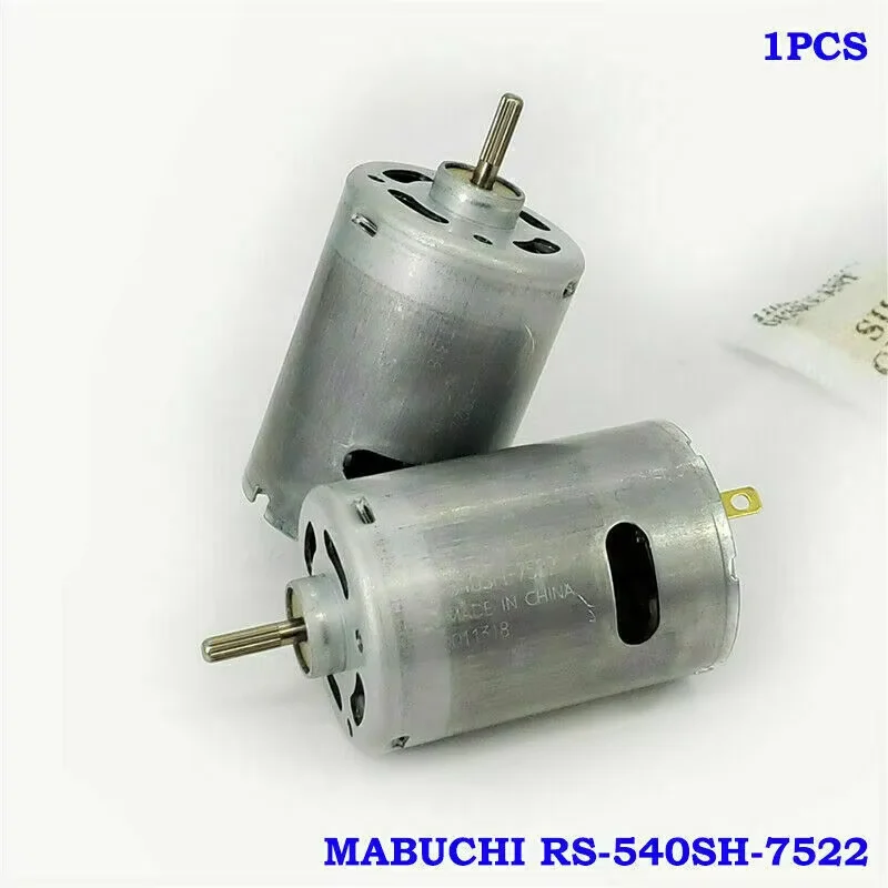 1PC MABUCHI RS-540SH-7522 Engine DC 6V 7.2V 9V High Speed High Power Large Torque for Electric Drill Garden Tools Car Boat