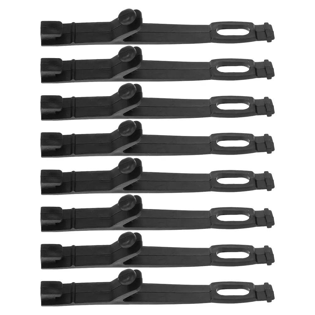 

8pcs Motorcycle Fixing Rubber Straps Durable Mounting Brackets Easy Installation Vibration Absorption Offroad Motorcycles