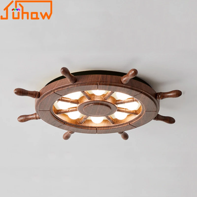 

Full-Spectrum Children's Room Main Lighting Fixture - Boys' Bedroom Lamp - Antique-Style Cartoon Eye-Friendly Ceiling Lamp