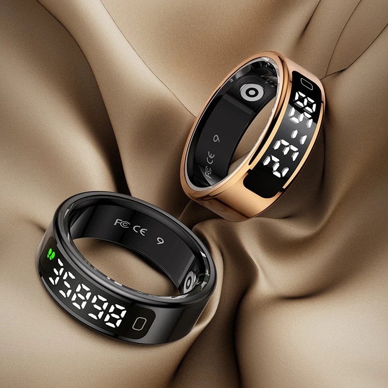 Anillo inteligente con pantalla de visualización R11C 2025 para Xiaomi, vídeo/cepillo, Monitor de salud Tiktok, resistente al agua, Smartring, Android iOS