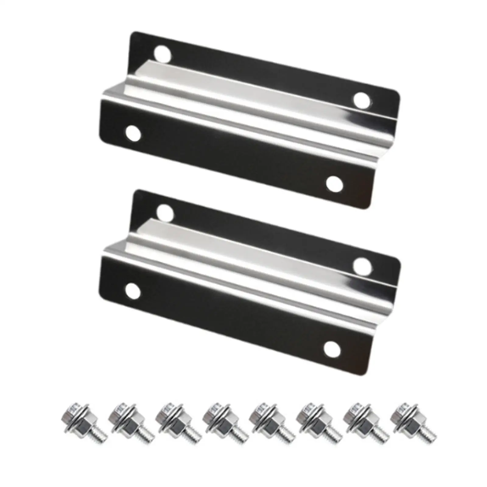 2 Pieces Mudguard Extended Mud Flap Support Sturdy Truck Brackets Truck
