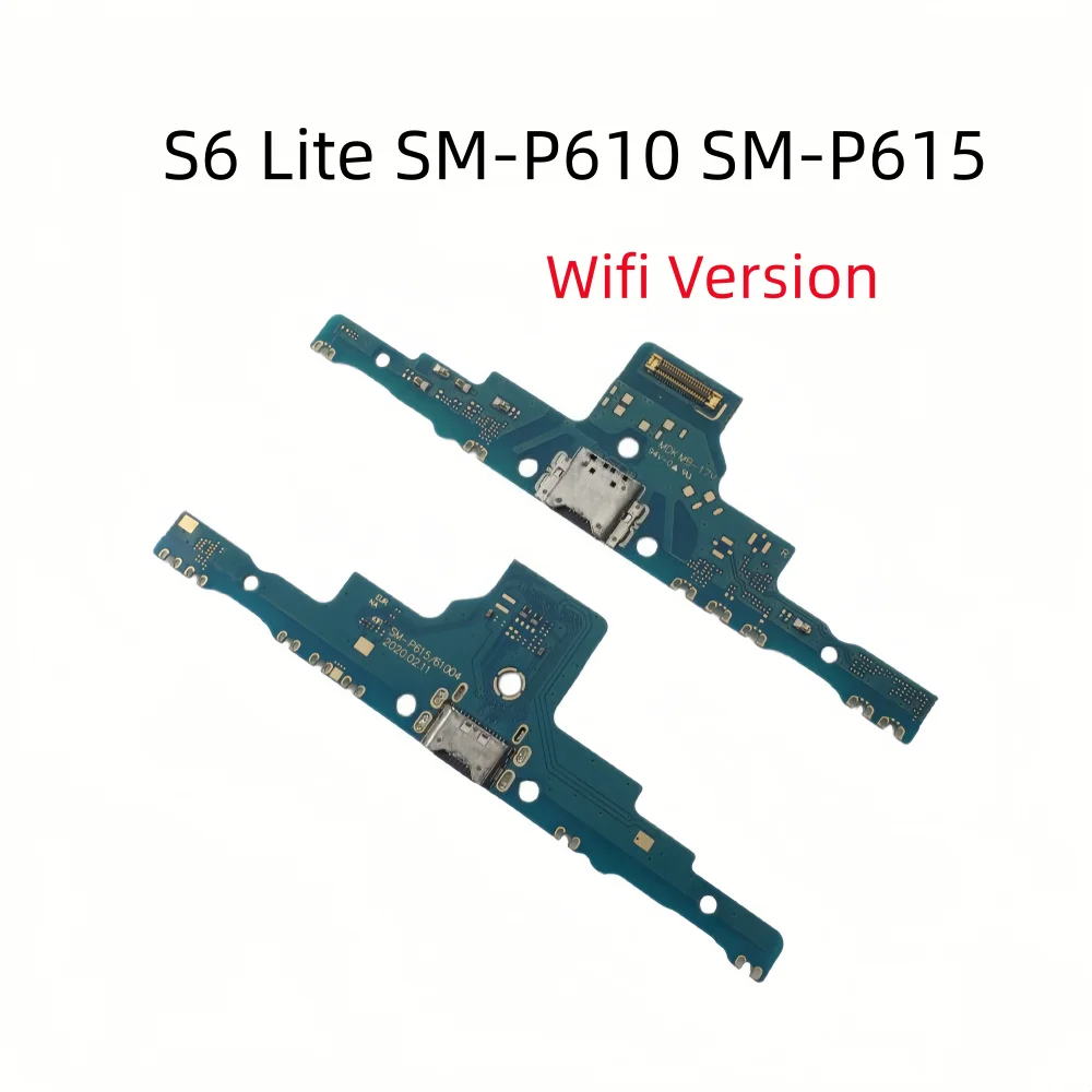 1pcs USB Charging Port Charger Base Connector For Samsung Galaxy Tab S6 Lite SM-P610 SM-P615 Wifi Version / 4G Version 10.4
