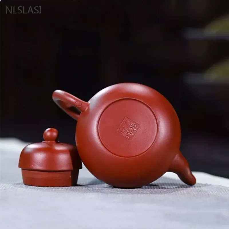 150ml Chinese Yixing Purple Clay Tea Pot Raw Ore Dahongpao Beauty Kettle Handmade Zisha Filter Teapot Tea Ceremony Gifts