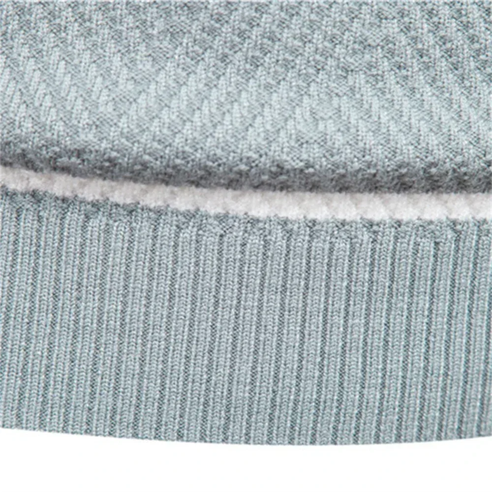 Embroidered LONSDALE Mens Boys Winter Stripe Sweater Thick Warm Pullovers Men\'s O-neck Basic Casual Slim Comfortable Sweaters