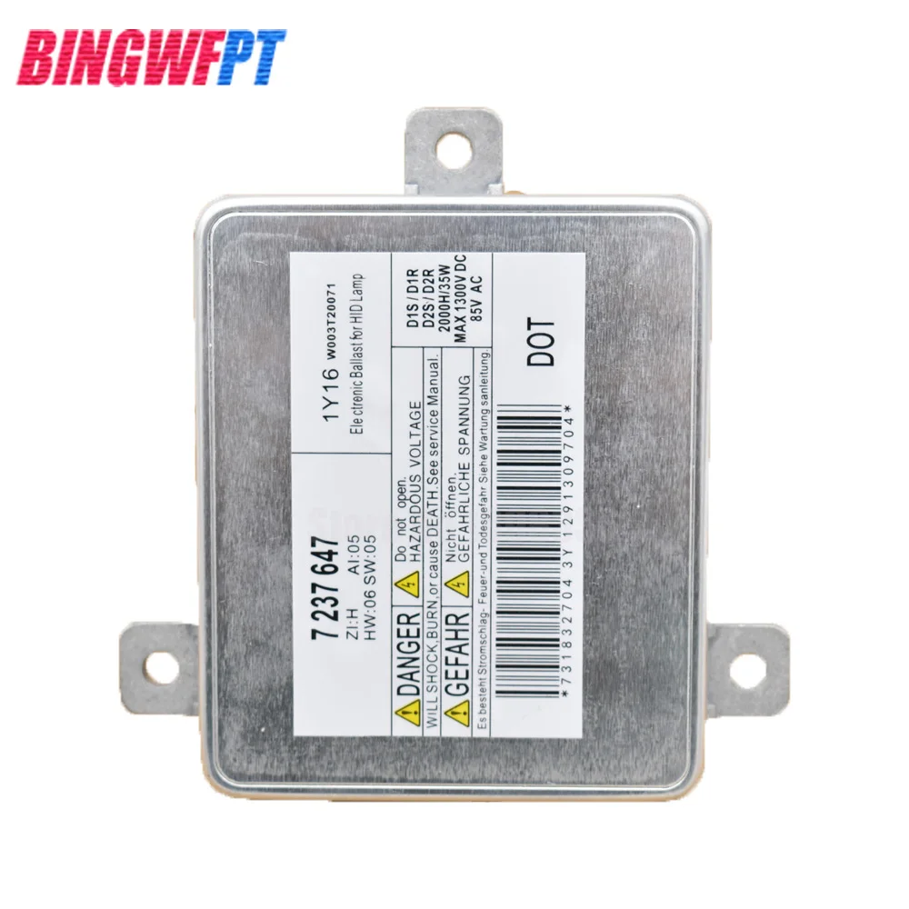 

BINGWFPT OEM Ballast D1S D1R D2S D2R Xenon Ballast W003T20071 7237647 For BMW X1 E84 Z4 E89 E90 E91 F10 F11 F01 F07