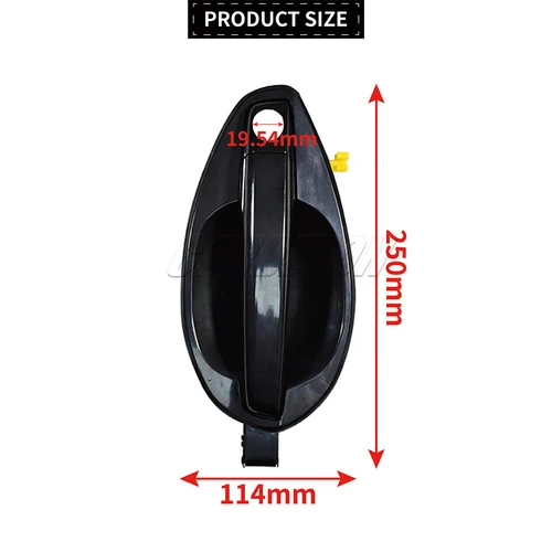 Imagen 2 del producto Nuevo pestillo de manija de puerta delantera de coche izquierda + derecha 82650-2C000 82660-2C000 para Hyundai Coupe 2001-2009 accesorios de fácil instalación para coche