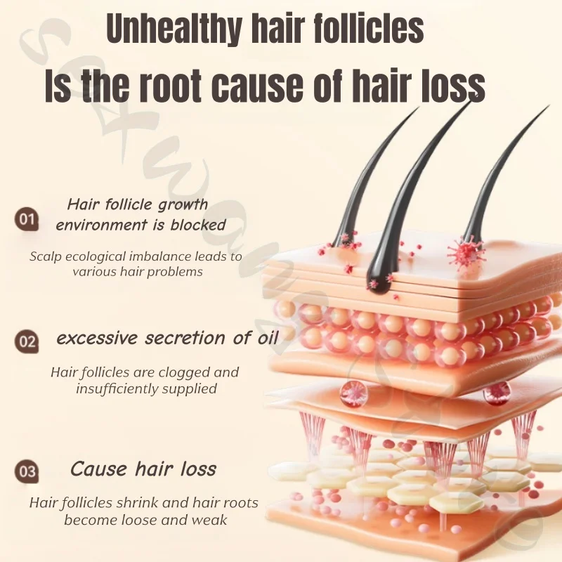 شامبو الأحماض الأمينية بماء الأرز منعش ورقيق، يهدئ بصيلات الشعر، ويقوي الشعر، ويحسن الشعر الدهني