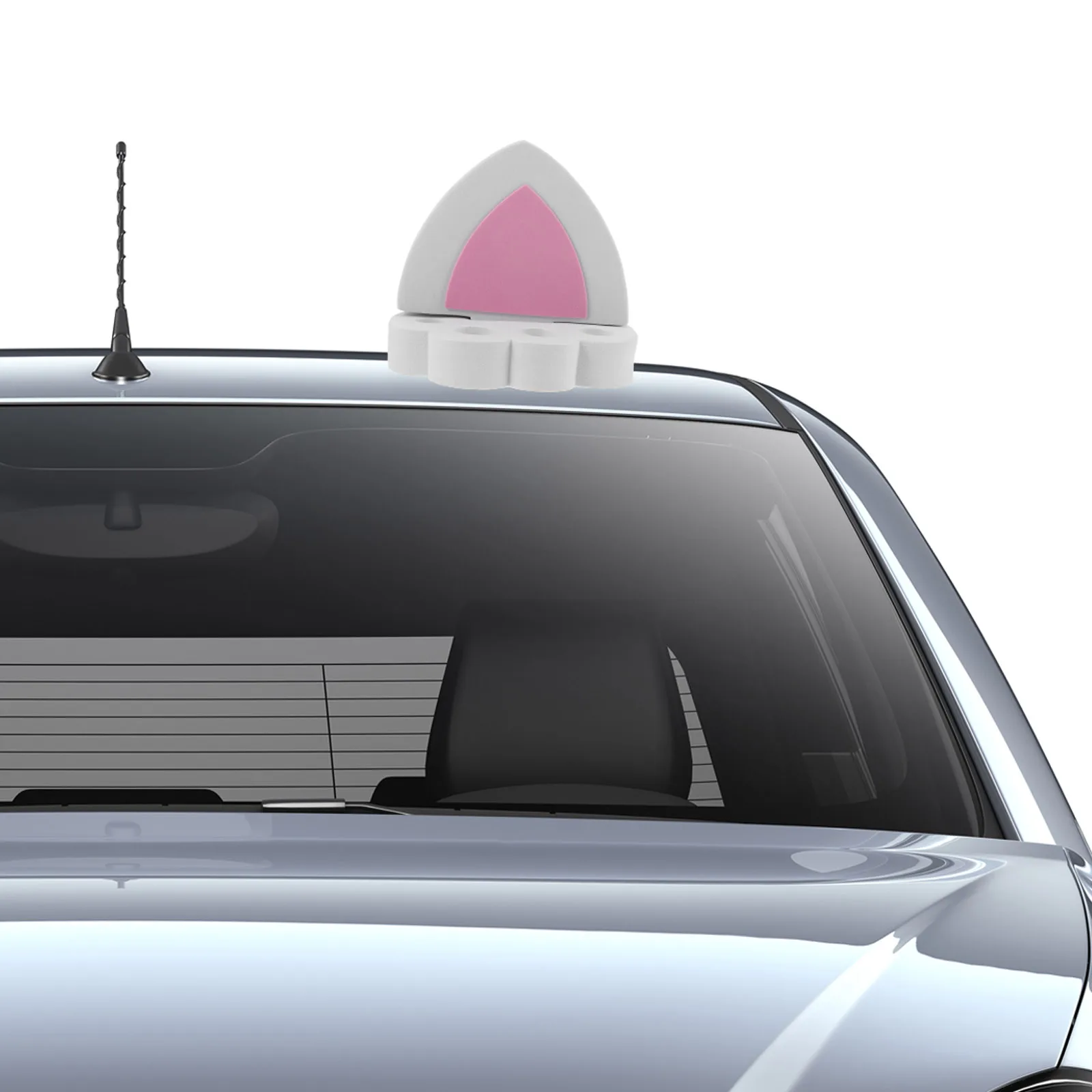 

2Pcs Small Cat Ears Car Roof Decoration Cute 3D Kitten Ears Accessories Exterior Car Styling Antenna Decor Automotive Accessory