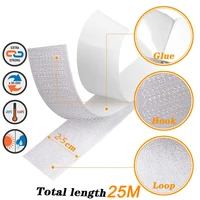1-25M Self-Adhesive Hook And Loop Tape Fastener Touch Back House Diy Magic Tap Auto Adhesive Strong Glue Stickers Sticker Strap 6