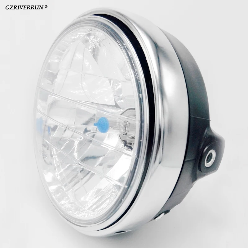 

Halogens Motorcycle Headlights H4 Bulb 7 Inch Round 35W Universal Front Head Light Lamp Accessories for Honda CB400 VTEC ...