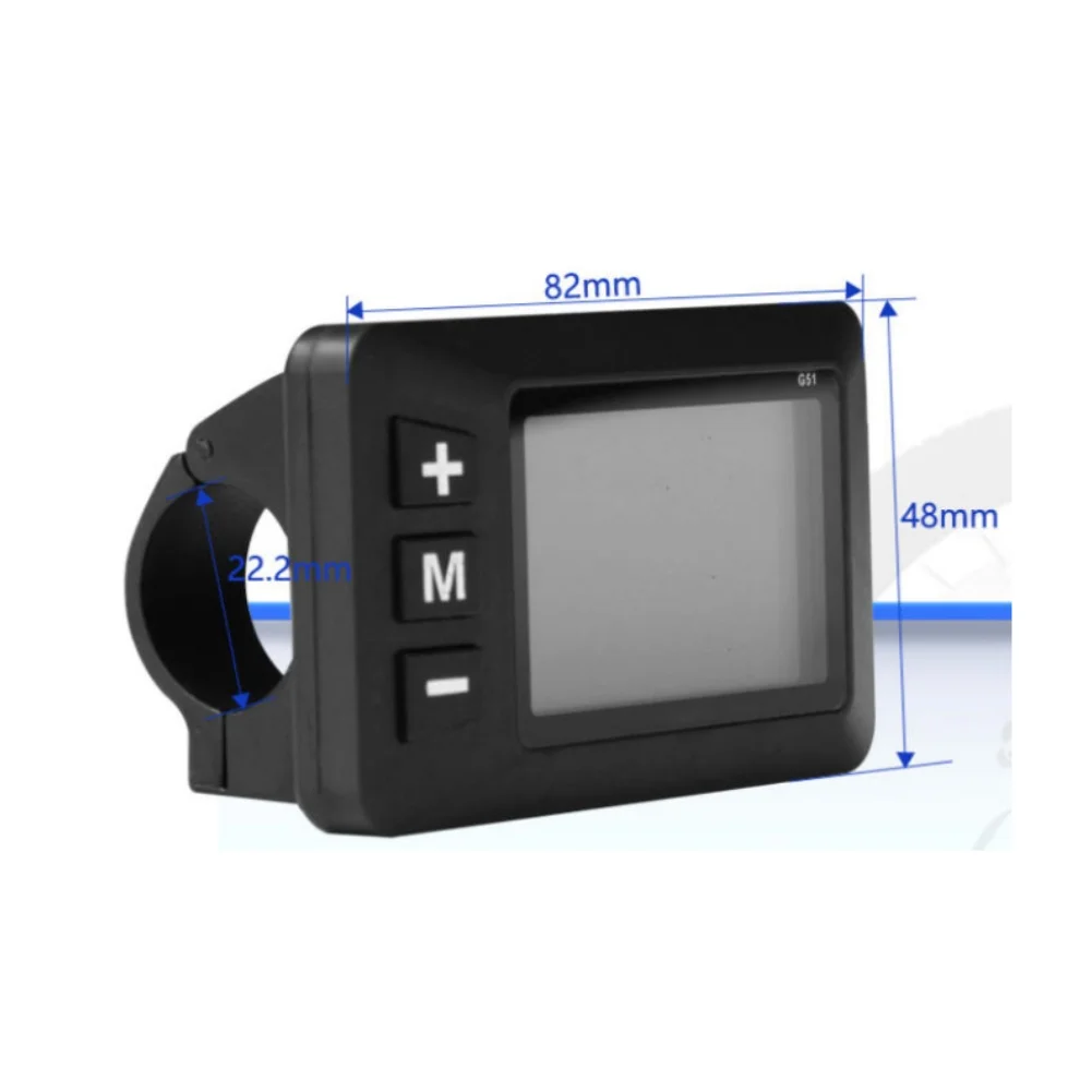 G51 LCD Instrument Display for E-Bike and Scooter with Backlight Control and IP65 Certified Dust Water Protection