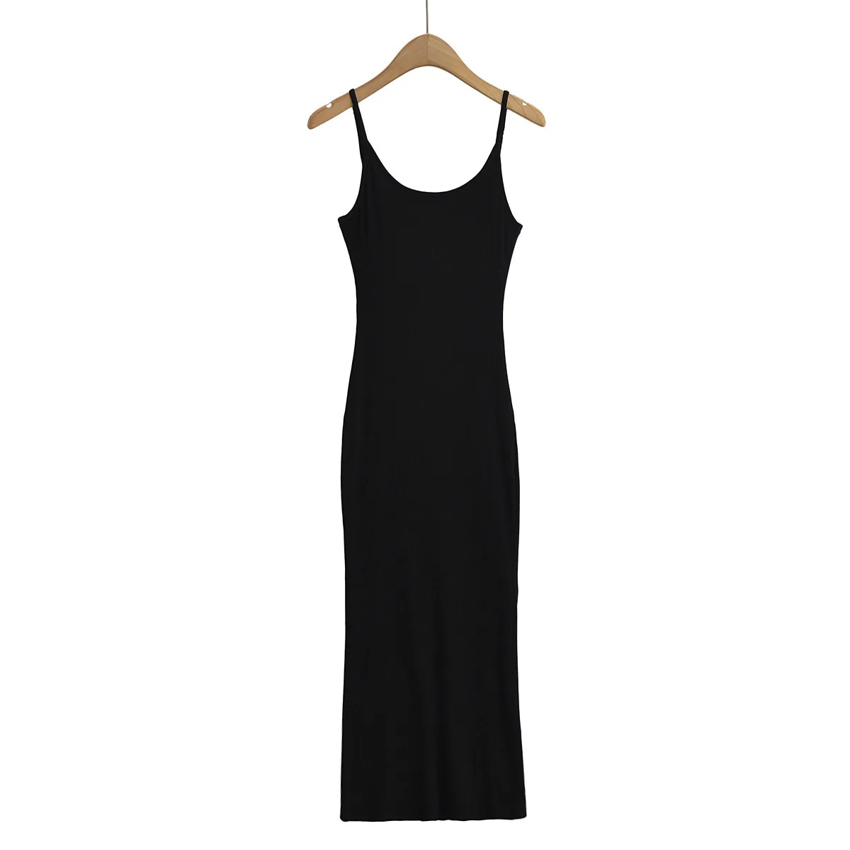 Robe d'été sexy fendue sur le côté pour femmes, dos nu, robes de soirée, noir, moulante, caraco, robe de plage, éducatif, 600, 2024