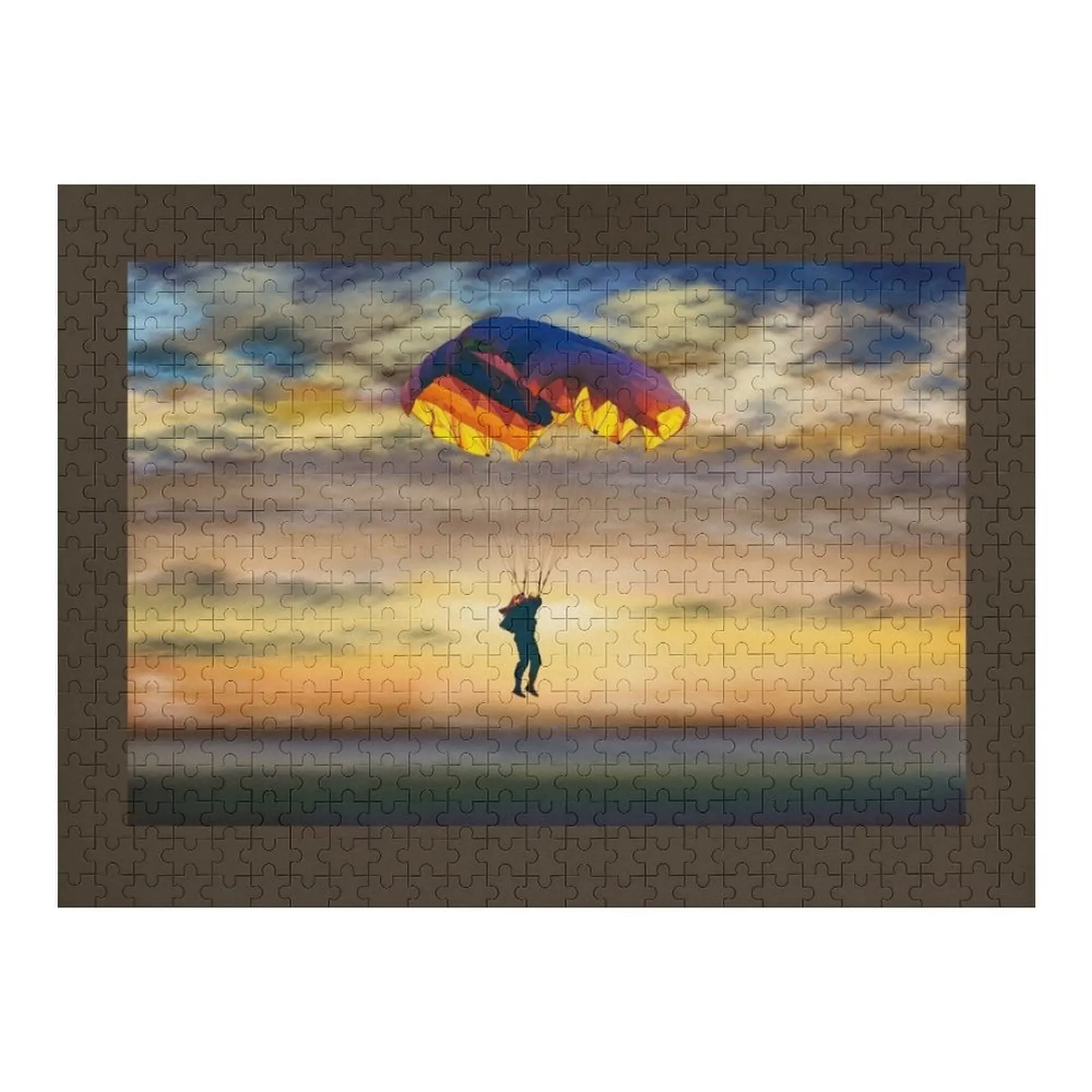 จิ๊กซอว์รูปร่มชูชีพ ของขวัญสั่งทำพิเศษ ชื่อส่วนตัว ไดโอรามา อุปกรณ์เสริม จิ๊กซอว์