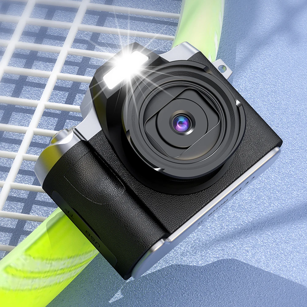 Mini Digital Camera 64MP 1080P Portable CCD Camera Video Recorder Vlogging Camera for Beginner Level Novice Camera Accessory