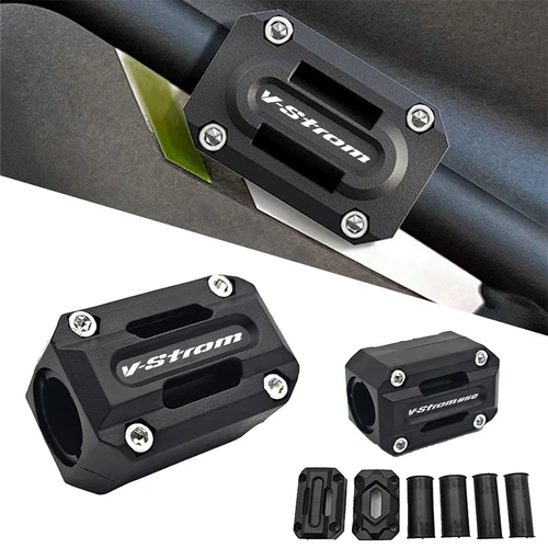 Barras de choque para parachoques de motor, bloque protector para Suzuki Vstrom 650, 1000, v-strom 1050, xt, DL650, DL1000, dl250, vstrom650, 22MM, 25MM, 28MM