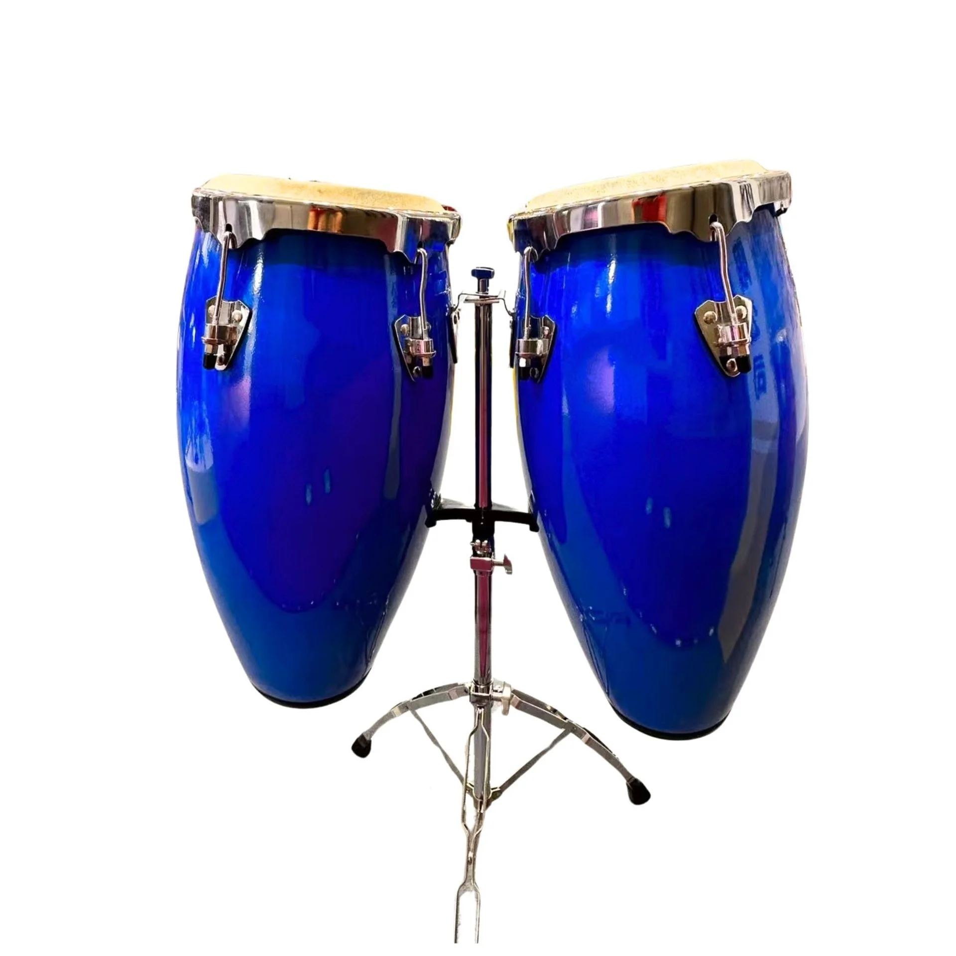 Professional Conga Drum Complete With Stand Hand Percussion Instrument For Band Rehearsal Stage Performance Home Practice