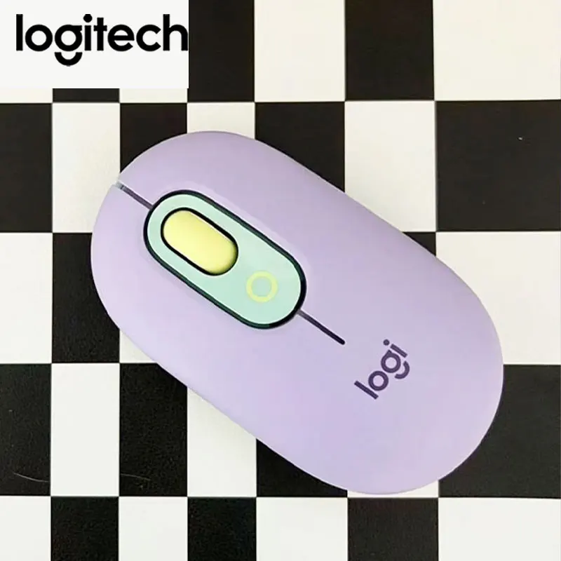 

Легкая беспроводная офисная мышь Logitech M350POP, легко держать в длительное время, изготовление на весь день работы, суперлегкая