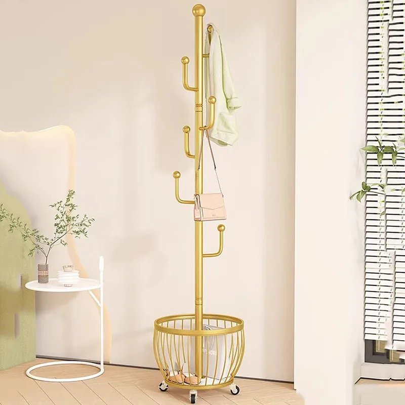 

Storage Standing Coat Rack Library Towel Hallway Space Saving Kitchen Design Clothes Rack Hanger Perchero Minimalist Furniture