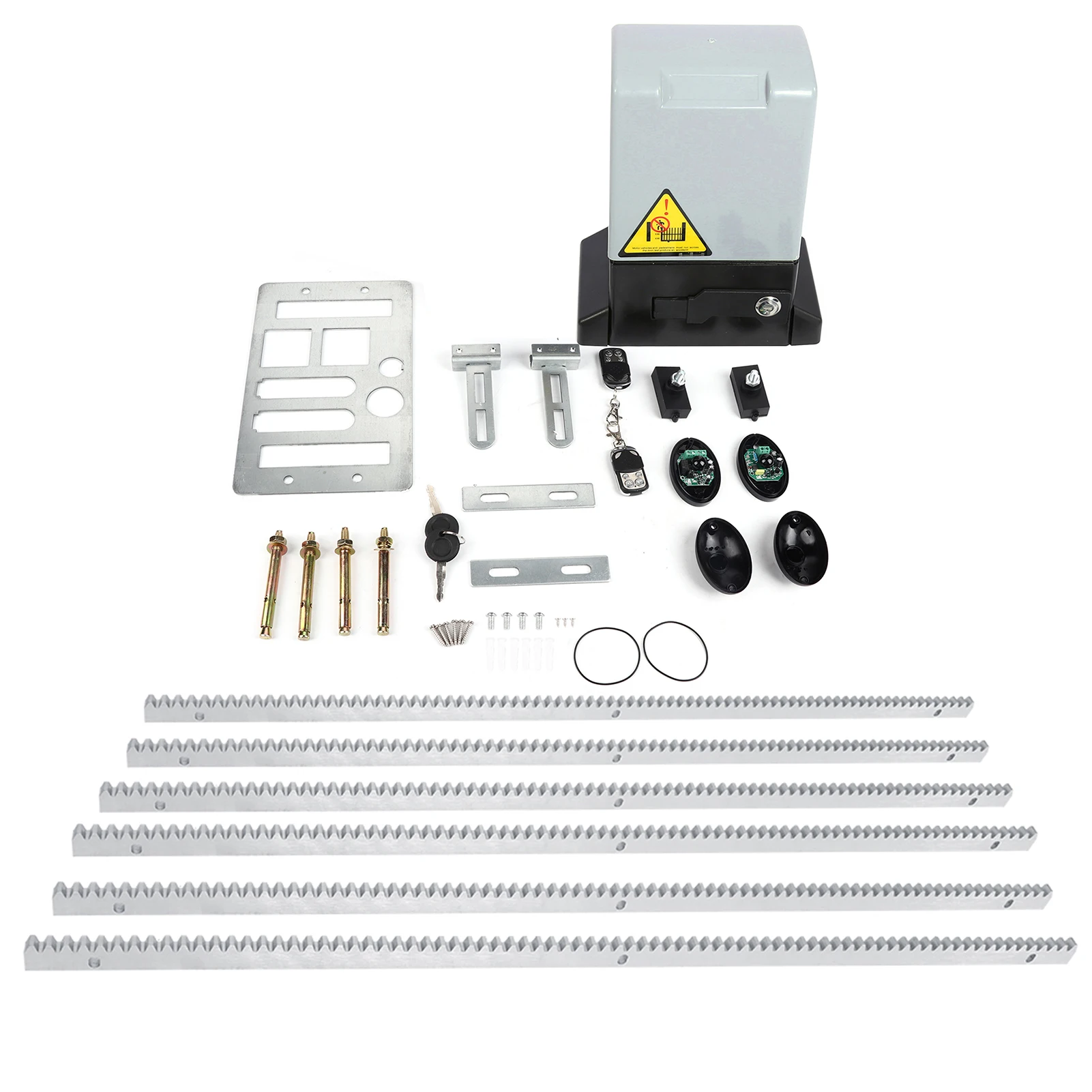 

2000KG Sliding Electric Gate Opener Automatic Motor Heavy Duty Track Driveway Security Kit(Ship without battery)