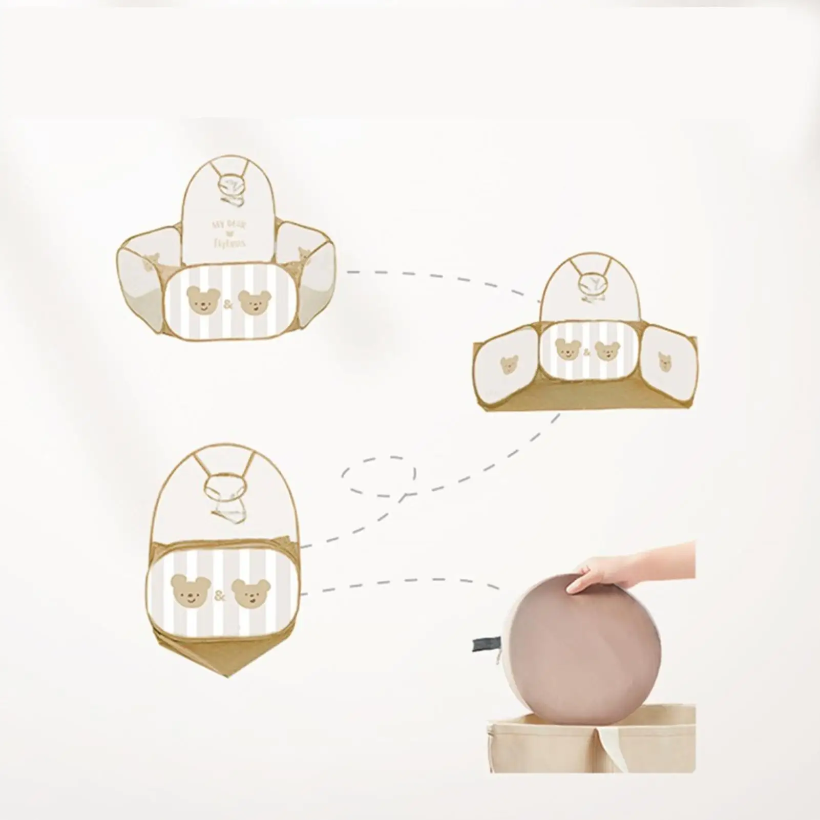 Tenda per box pieghevole per interni, tenda per bambini, per ragazzi e ragazze, per interni ed esterni, soggiorno, camera da letto, sala giochi, asilo nido