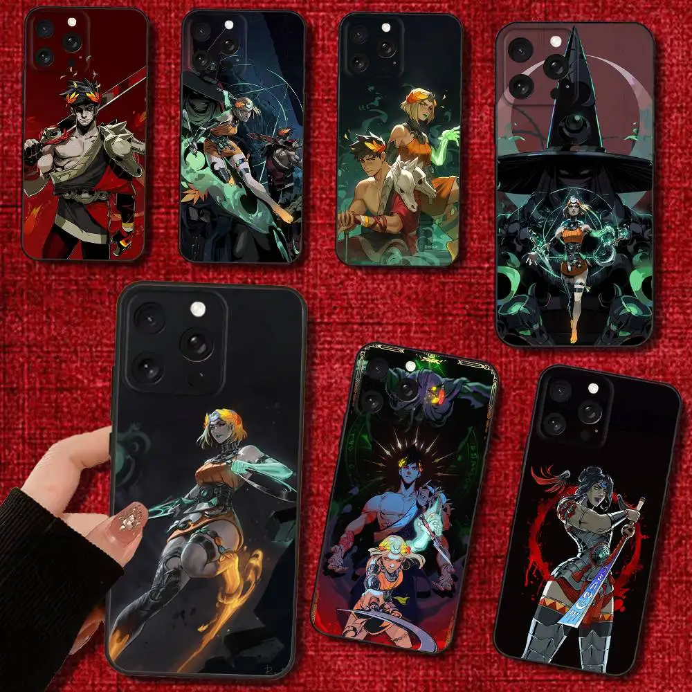 

Game Hades II Phone Case For iPhone 16e,16,15,14,13,12,11,Pro,X,XS,Max,XR,Plus,Mini Soft Black Cover