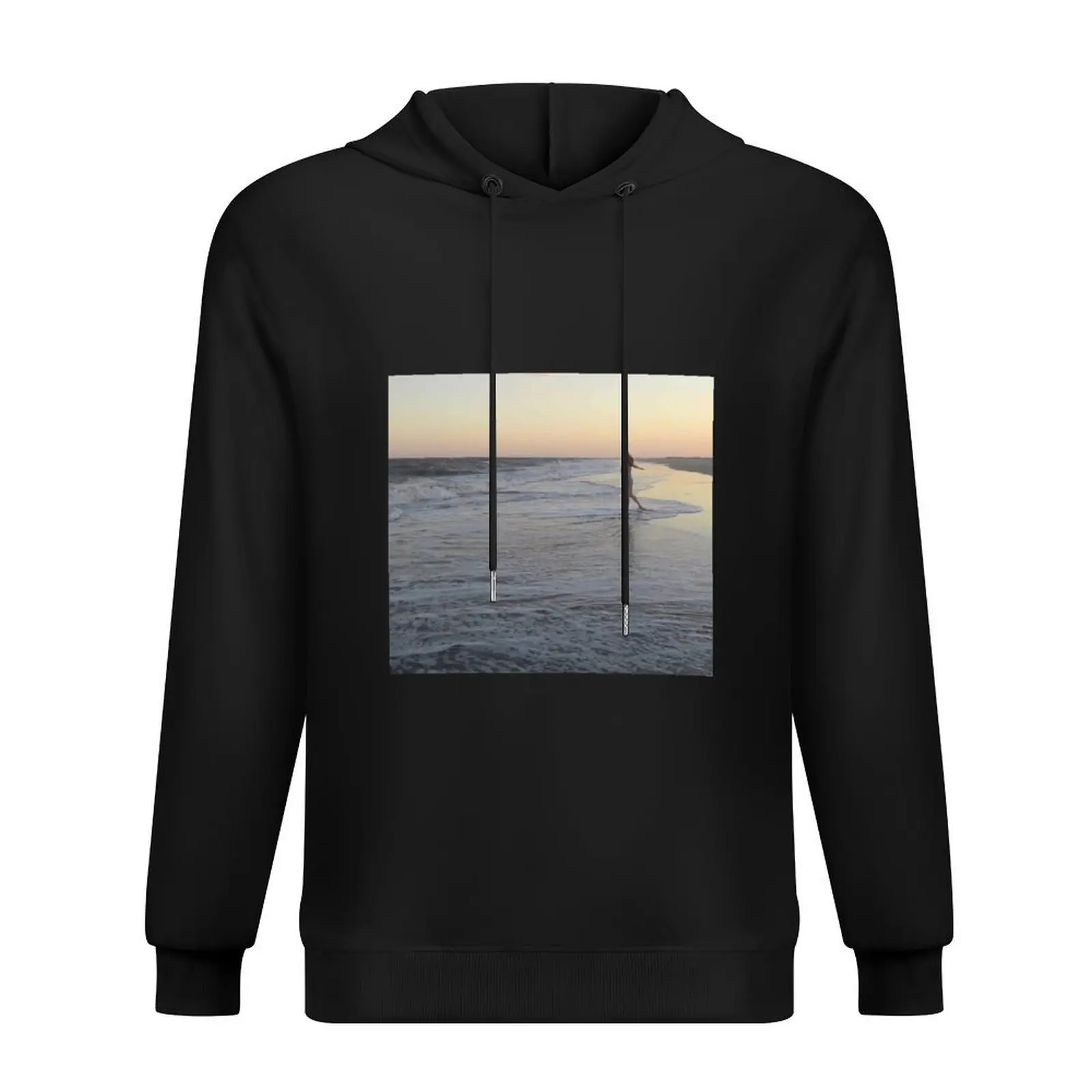 

Wild Dunes Isle Of Palms Sunset Beach with Girl Hoodie mens clothing men's clothing anime clothing winter clothes new hooded tee