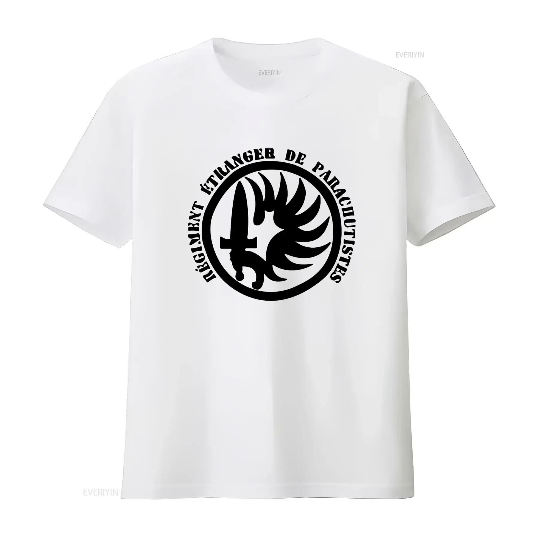 French Foreign Legion Légion étranger Parachutistes T Shirt Unique Military Design for Men vintage Washed streetwear