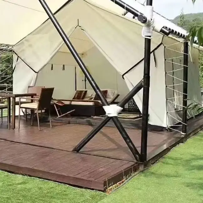 Outdoor scenic base holiday bed and breakfast can set up European-style hotel star room tent camp tent