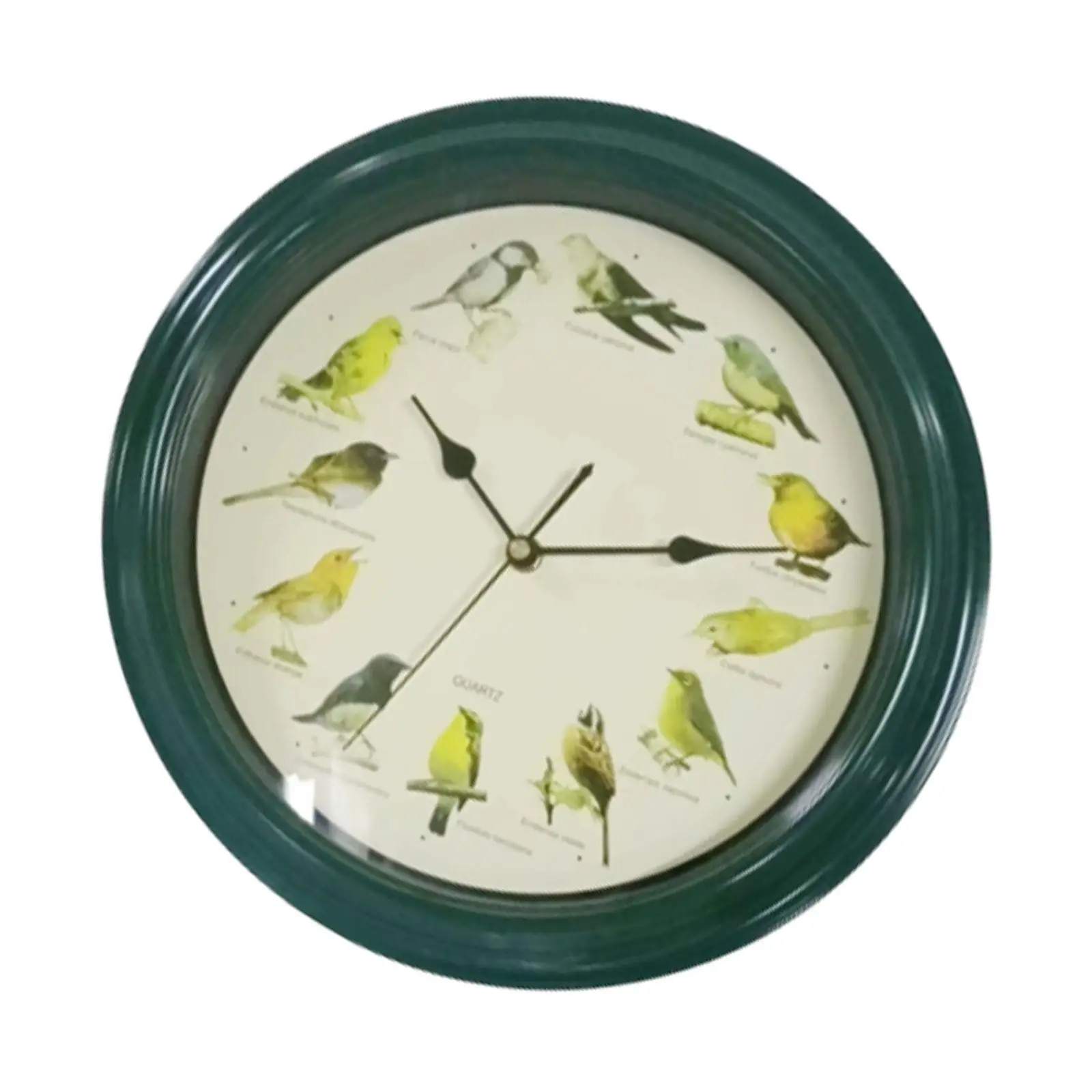 Singing Bird Wall Clock Wall Art Clock Rustic Hanging Wall Clock Melody Clock for Kitchen Dining Room Living Room Cafe Decor
