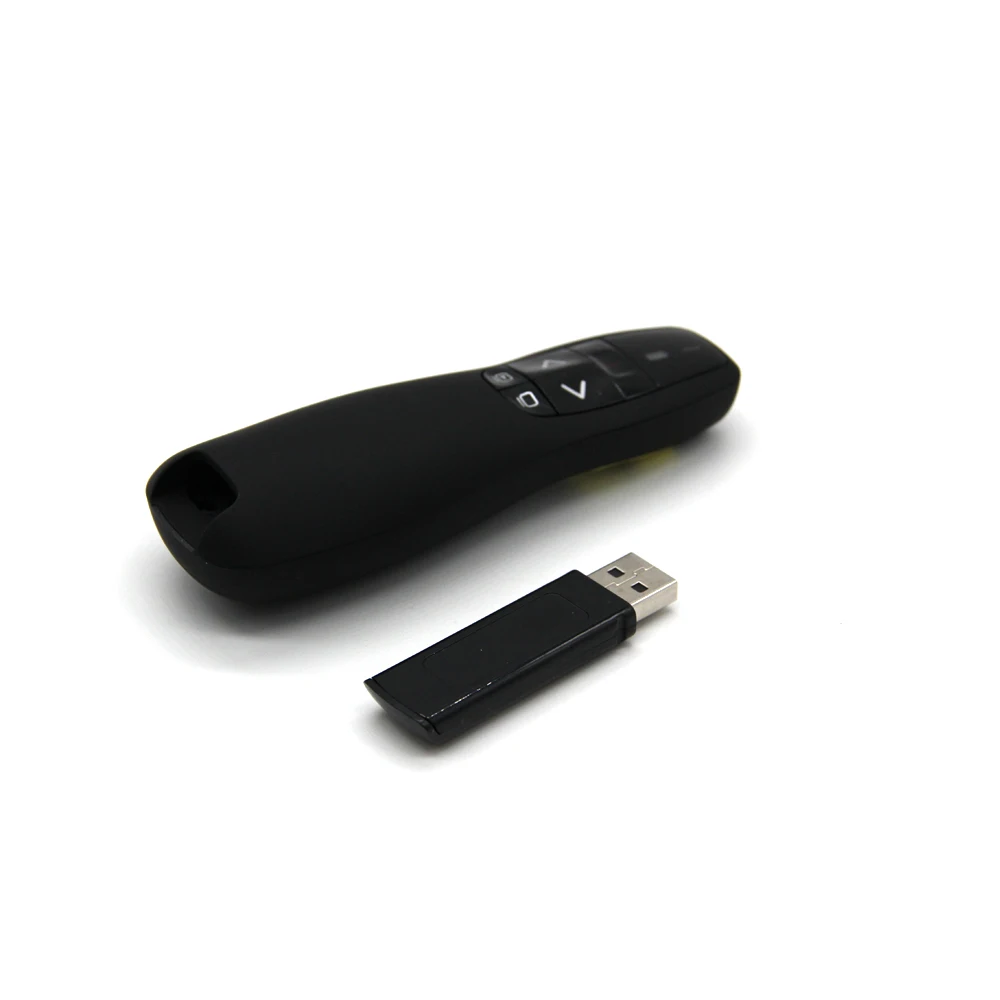 R400 2.4Ghz USB Receiver Wireless Presenter Red Laser Pointer Case PPT Remote Control for Powerpoint Presentation