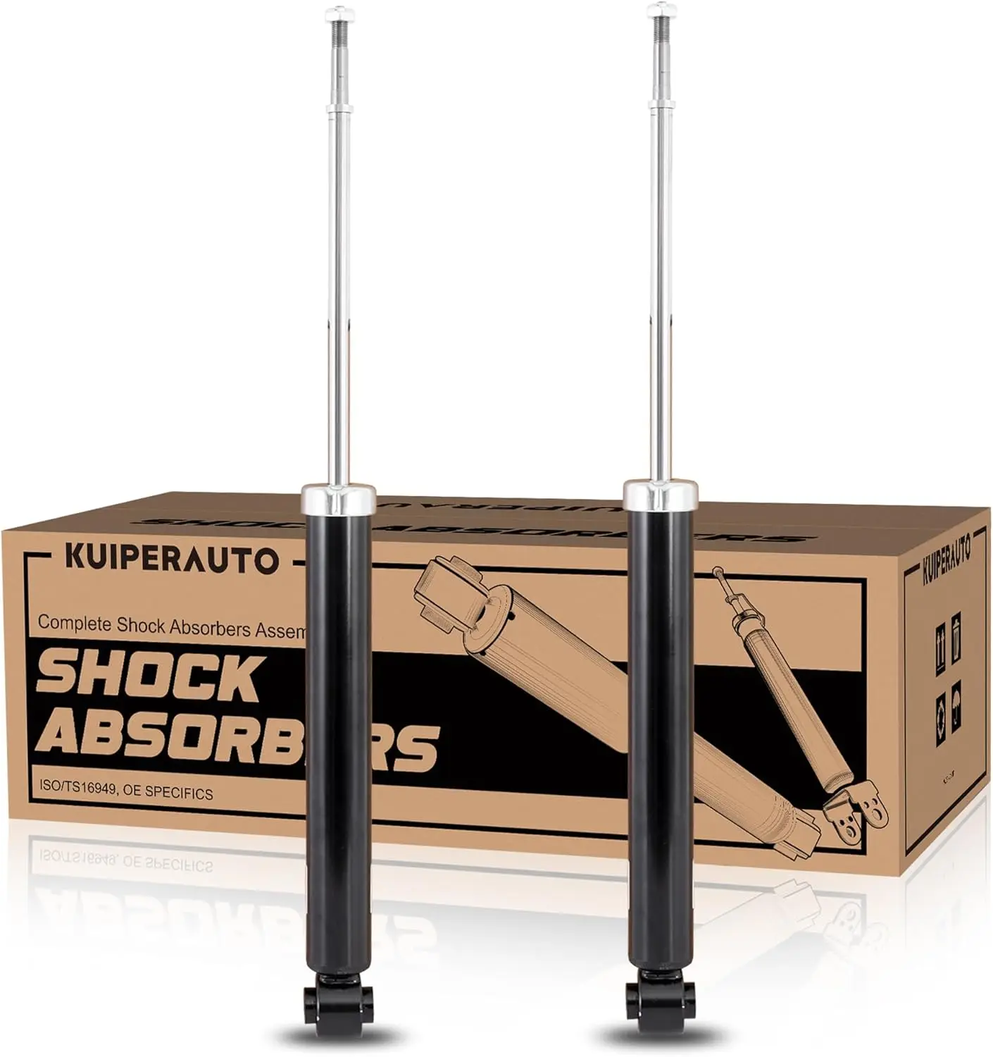 

Задние полные стойки, винтовая пружина в сборе 343442, совместимые с с сменными амортизаторами Toyota Yaris 2006-2014 гг.