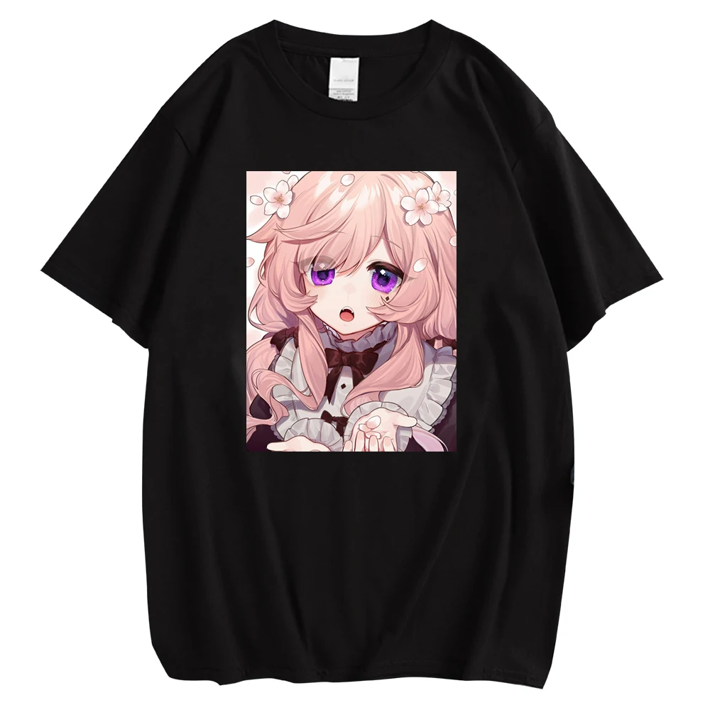 CLOOCL Lycoris Recoil T-Shirts Japan Anime Cartoon Girl Chest Printed Tops Men Women Casual Shirts Male Female Short Sleeve Tees