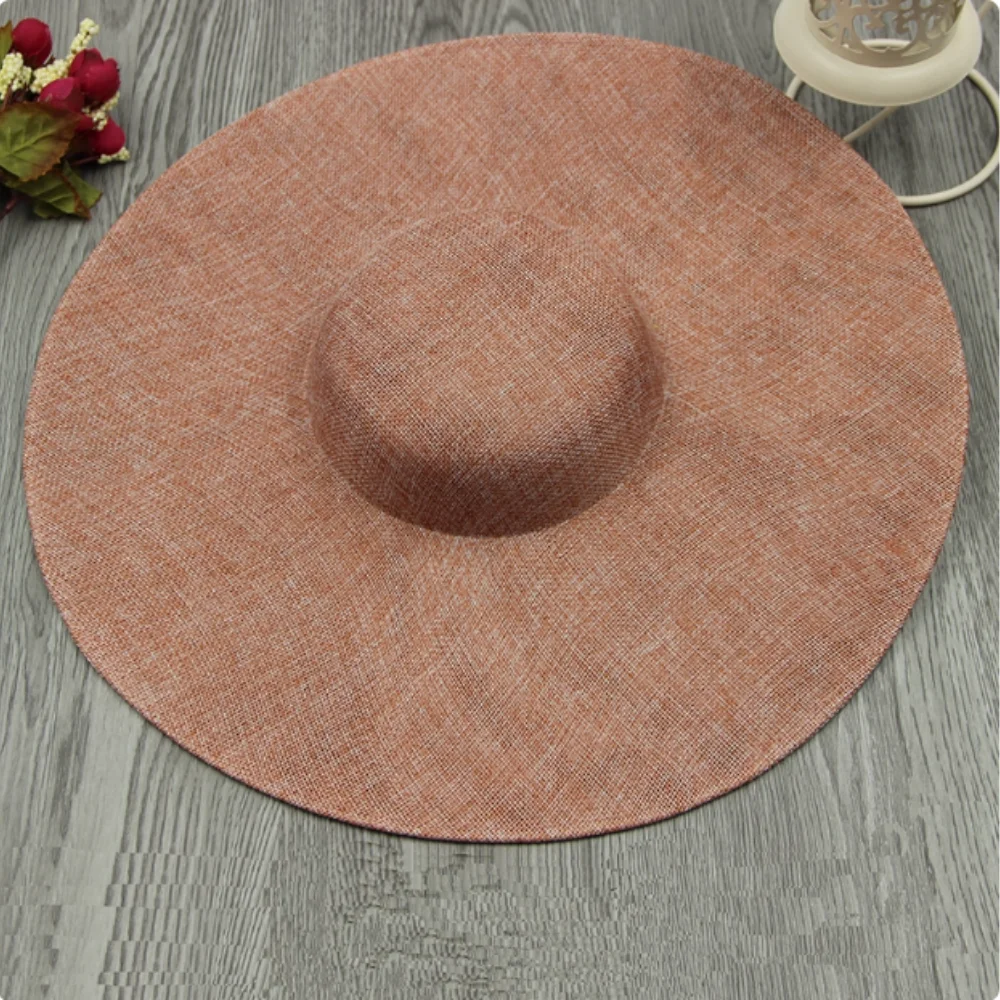 أزياء السيدات 38 سنتيمتر قطع زينة مستديرة Beses غطاء الرأس الزفاف السيدات قبعات قبعة فاسيناتور لتقوم بها بنفسك إكسسوارات الشعر #3